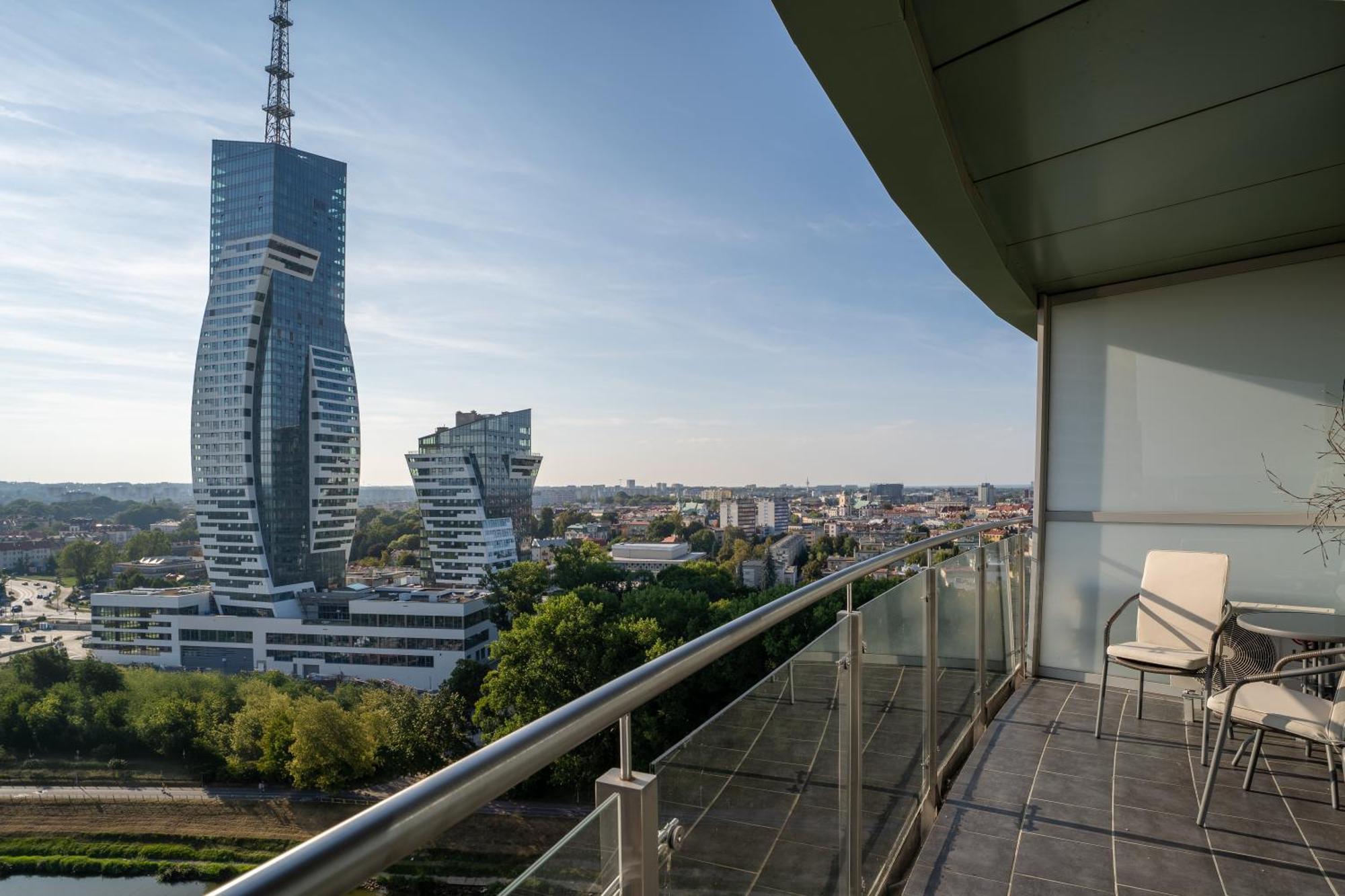 Appartamento Capital Towers Premium Sunset 15Th Floor & Darmowy Parking Podziemny Rzeszów Esterno foto